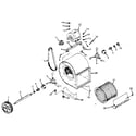 ICP NHOC250AK01 blower assembly diagram