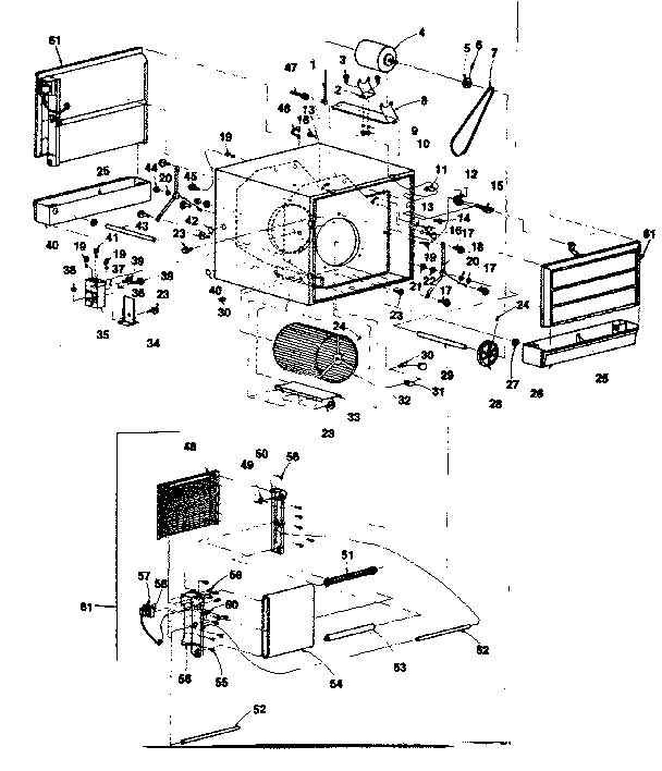 Kenmore 758624500 functional replacement parts diagram