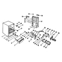 Kenmore 1267986100 cabinet parts diagram