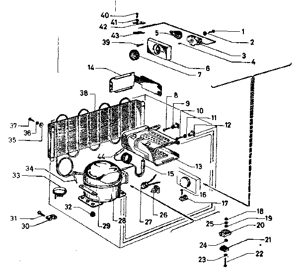 Kenmore 8457384 unit parts diagram