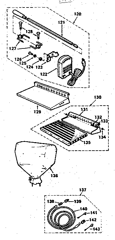 Kenmore 25822552 optional accessories diagram