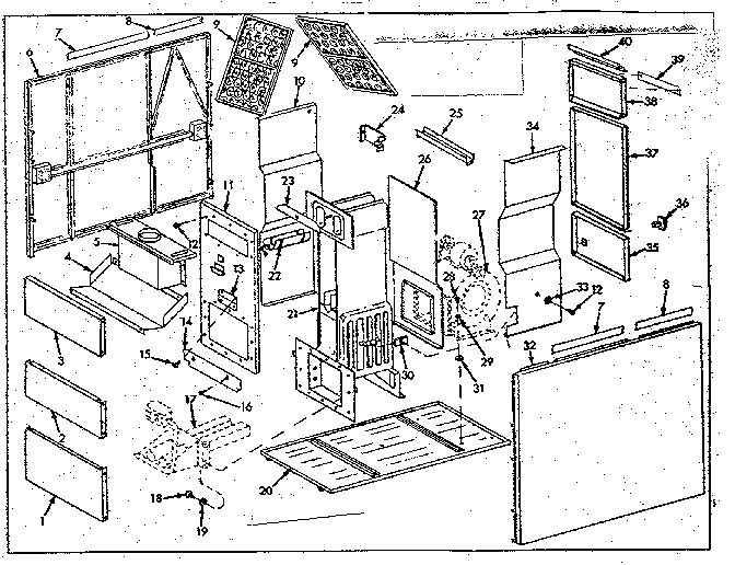 Kenmore 8676607 furnace assemblies diagram
