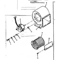 Kenmore 8676606 h-q blower assembly diagram
