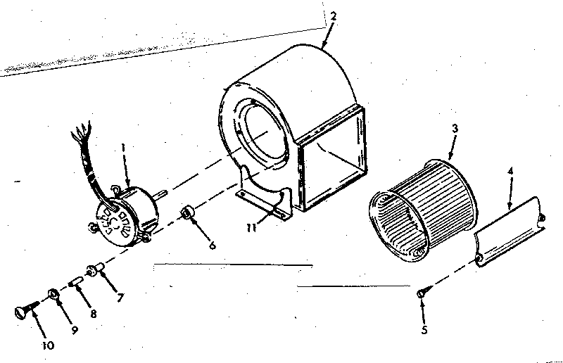 Kenmore 8676622 h-q blower assembly diagram
