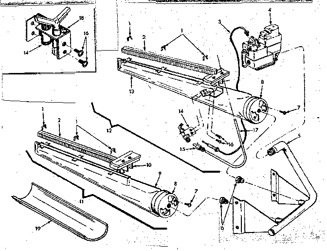 Kenmore 8676622 burner & manifold assembly diagram