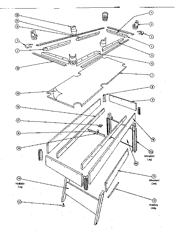 Sears 854256880 unit parts diagram