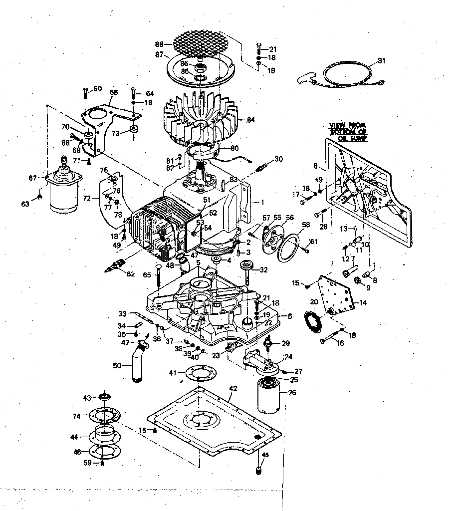 Generac 6208-2 engine parts diagram