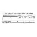 Craftsman 98545008 3198 spray gun used with 1/2" hose diagram