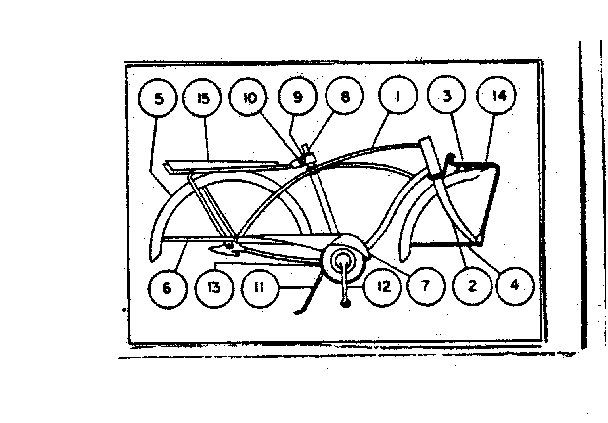 Sears 50247190 frame assembly diagram