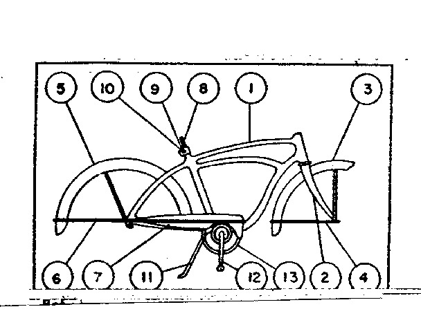 Sears 50246760 frame assembly diagram