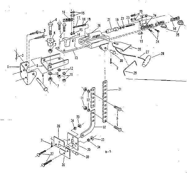 Craftsman 139650101 rail assembly diagram