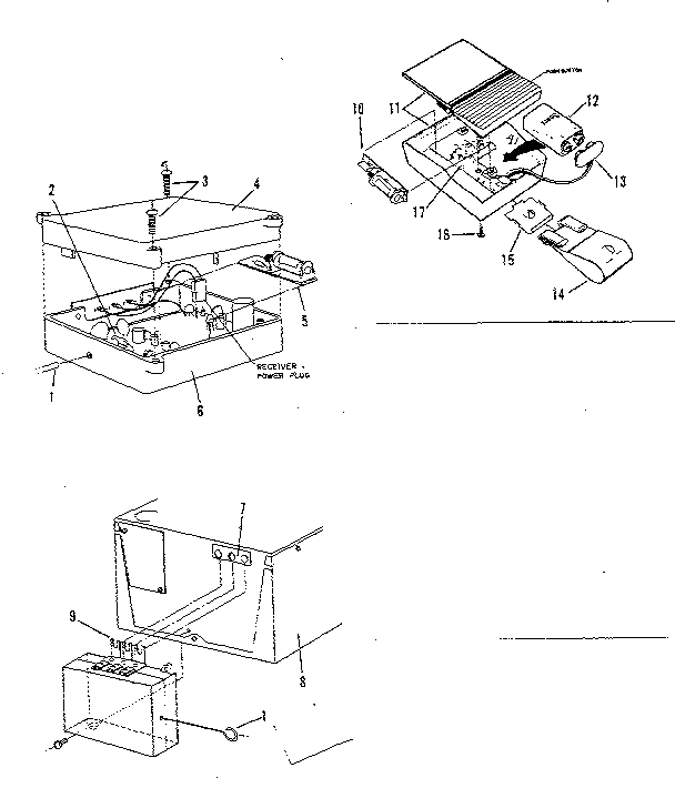 Craftsman 139650101 radio controls and gdo accessories diagram