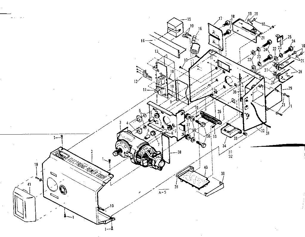 Craftsman 139651220 chassis assembly diagram