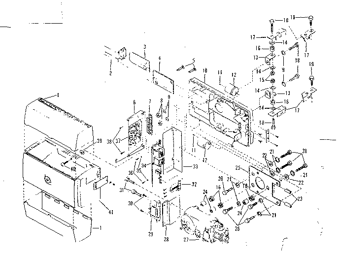 Craftsman 139652301 chassis assembly diagram