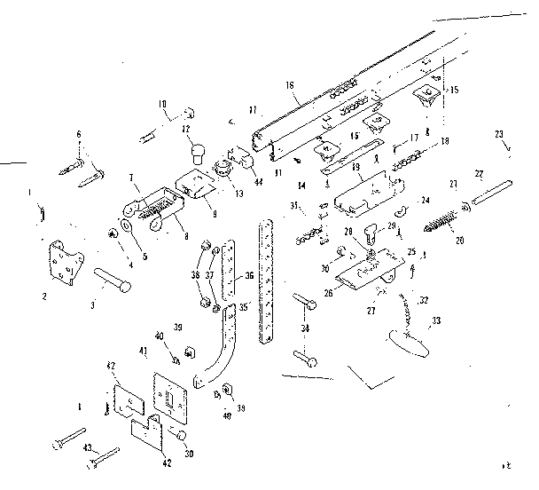 Craftsman 139652301 rail assembly diagram