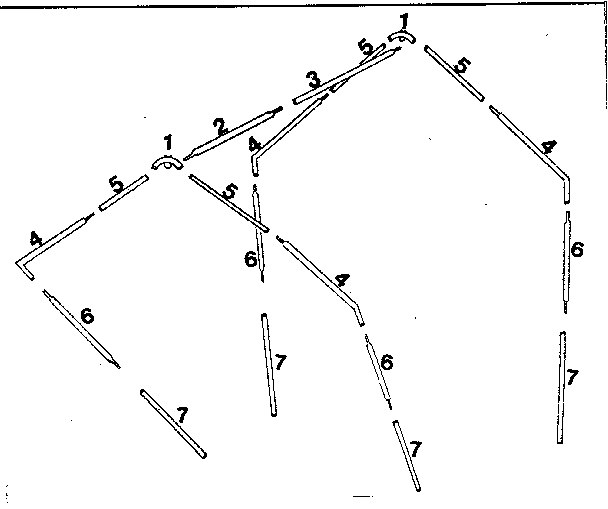 Sears 30877258 frame assembly diagram