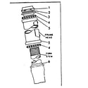 Sears 502472710 head fittings diagram