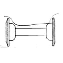 Sears 502472710 hub shell (less axle set) diagram