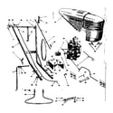 Craftsman 917575102 engine and handle assembly diagram