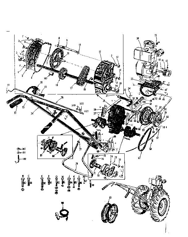 Craftsman 917575120 replacement parts diagram
