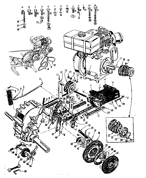 Craftsman 917575121 main frame diagram