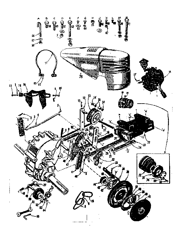 Craftsman 917575131 main frame diagram
