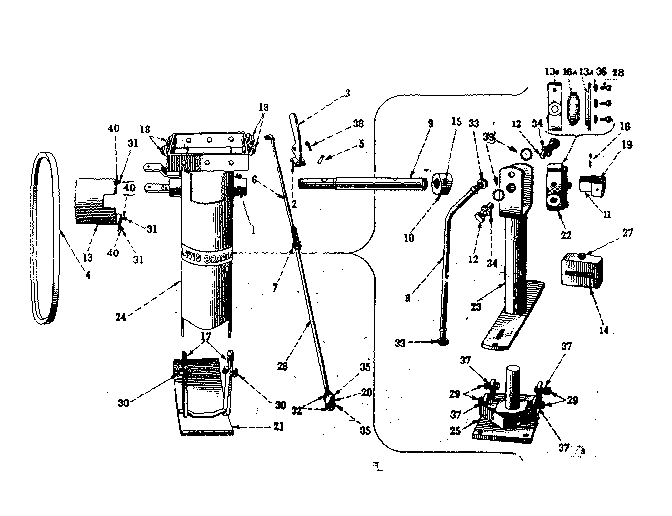 Craftsman 9175753 main frame diagram