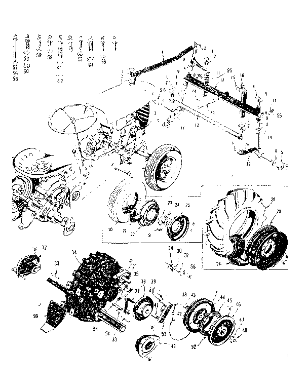 Craftsman 91760618 wheel assembly diagram