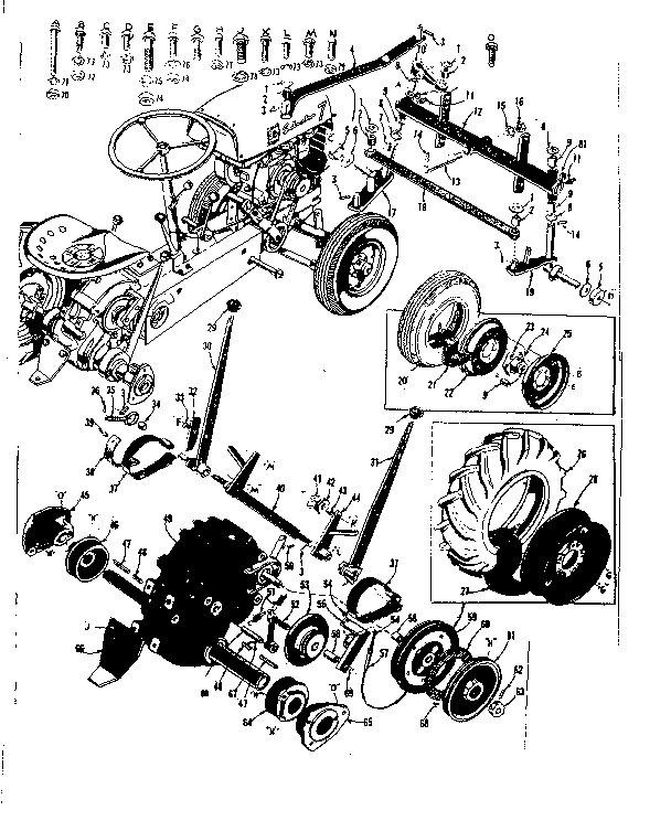 Craftsman 91760619 wheel assembly diagram