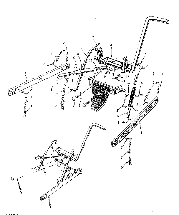 Craftsman 91760619 lift assembly diagram