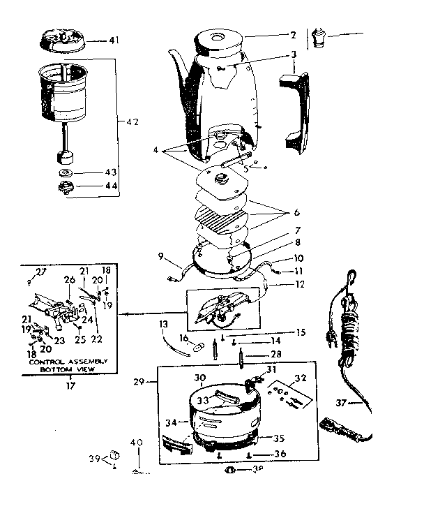 Kenmore 91767110 replacement parts diagram