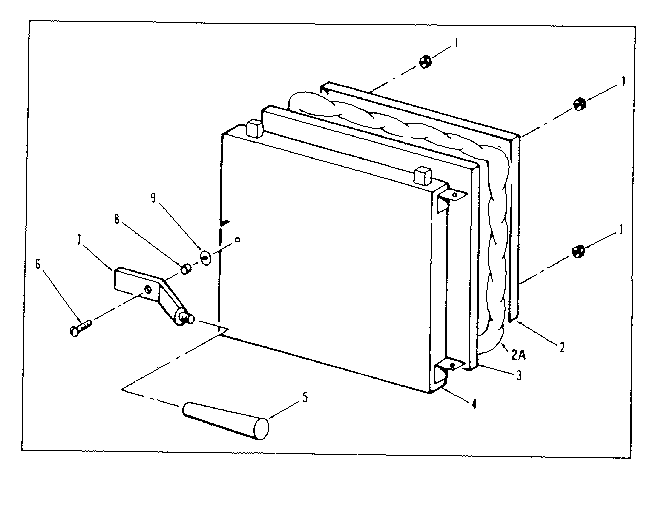 Kenmore 610742060 fire door assembly diagram