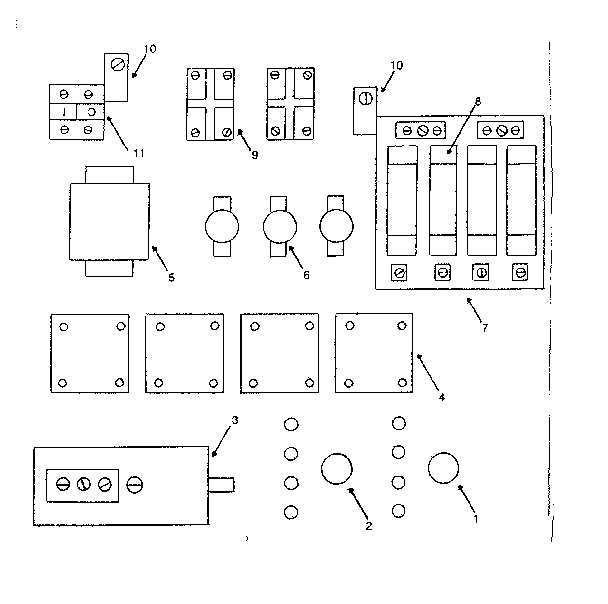 Kenmore 610742060 electric duct heater diagram