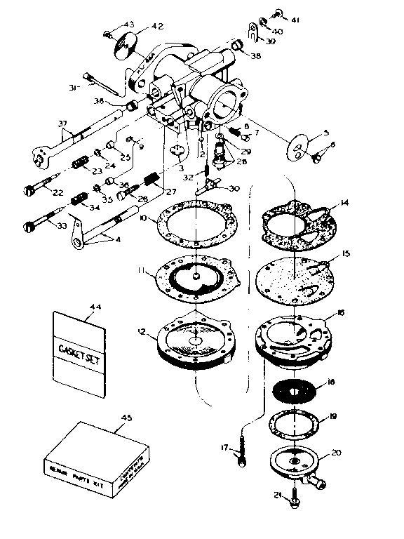 Craftsman 91760020 carburetor diagram