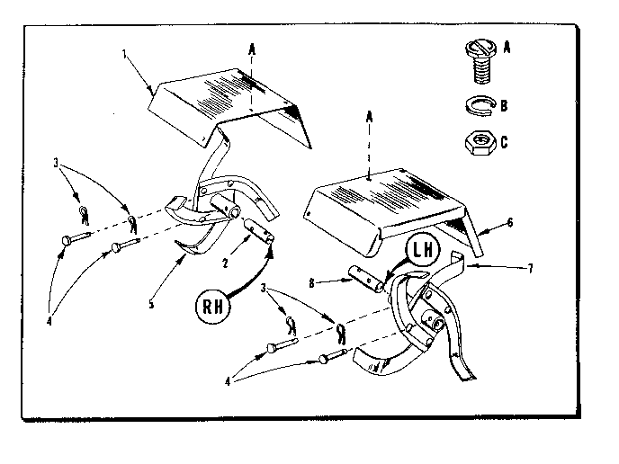 Craftsman 91762404 sears garden tiller diagram