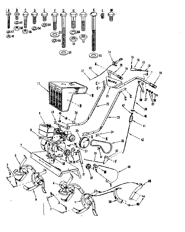 Craftsman 91762405 main frame diagram