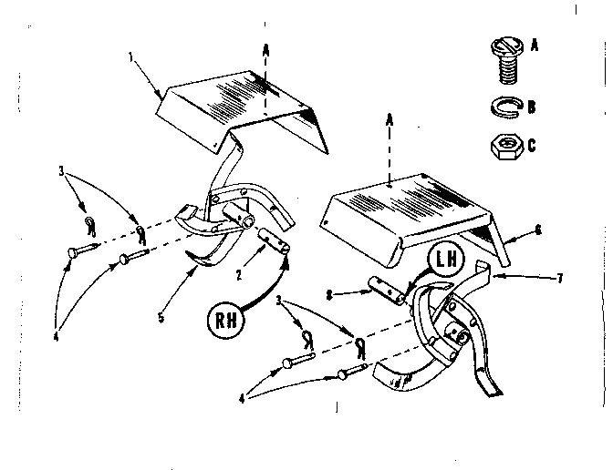 Craftsman 91762405 tine assembly diagram