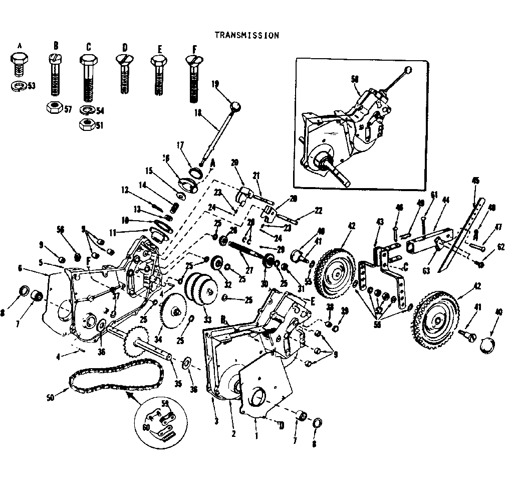 Craftsman 91762406 transmission diagram