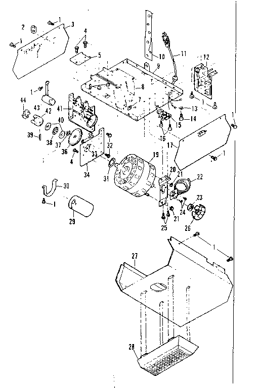 Craftsman 139663853 chassis assembly diagram