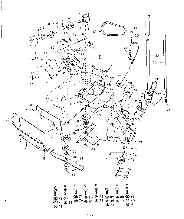 Craftsman 917252020 mower deck diagram