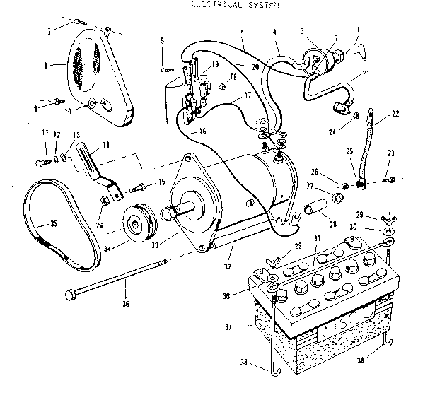 Craftsman 91725231 electrical system diagram