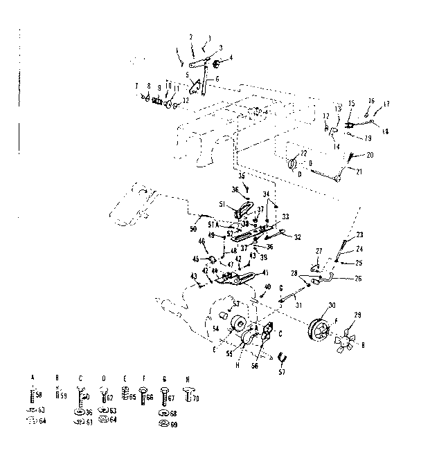 Craftsman 91725300 brakes diagram