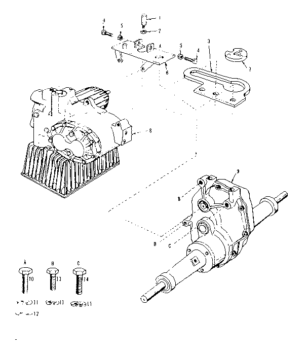 Craftsman 91725300 transmission diagram