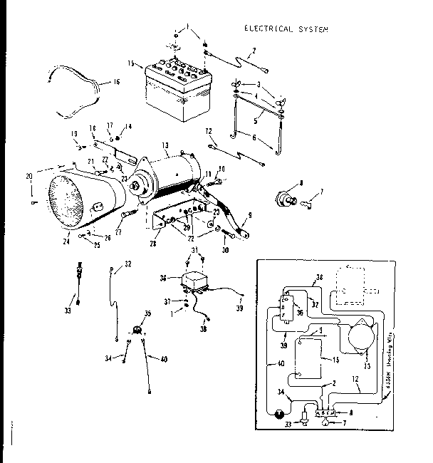 Craftsman 91725300 electrical system diagram