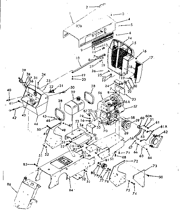 Craftsman 91725501 top half diagram