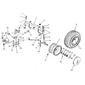 Craftsman 91725501 front axle assembly diagram