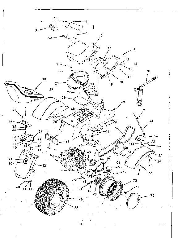 Craftsman 91725501 top half diagram