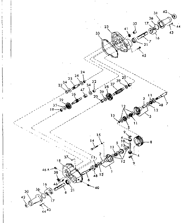 Craftsman 91725501 drive assembly diagram