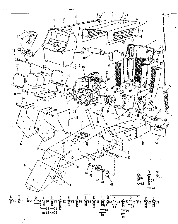 Craftsman 91725510A top half diagram
