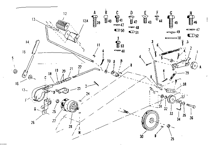 Craftsman 91725510A lift assembly diagram